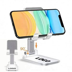 Promotion Business Logo Printed Metallic New Model <b>Stand</b> Universal Mobile Phone Holder Custom Promotional Gifts - Product Image 1