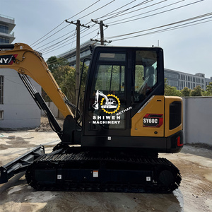 Offre Spéciale Mini-Excavatrice SY60C 6 Tonnes d'occasion Sany SY60C Excavatrice Hydraulique sur Chenilles Faible Kilométrage SY60C SY55 SY60 SY75 95% Neuve Pas Cher - Product Image 5