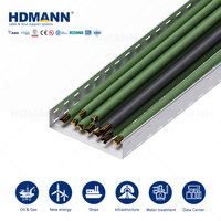 Hdmann 200mm Chemin de câbles perforé en acier électrogalvanisé de calibre lourd pour le routage électrique des usines pharmaceutiques
