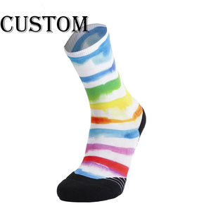 Vente en usine divers largement utilisés <span class=keywords><strong>pas</strong></span> <span class=keywords><strong>cher</strong></span> marche sur le terrain cyclisme personnalisé équitation chaussettes de sport tricotées - Product Image 2