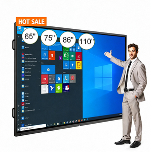 65/75/86/98 inch 4K HD màn hình tương tác thông minh Bảng kỹ thuật số 20 điểm đa cảm ứng phòng họp giáo dục bảng tương tác - Product Image 1