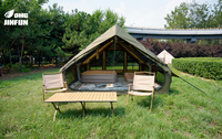 Tente de camping gonflable Oxford 2025 personnalisée, grande, deux chambres, quatre saisons, imperméable, ouverture rapide automatique, >3000mm pour l'extérieur