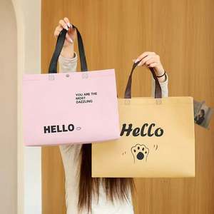 Fashionable Customized <b>Foldable</b> Non-woven Fabric Handbags, <b>Shopping</b> <b>Bags</b> and Souvenirs - Product Image 2