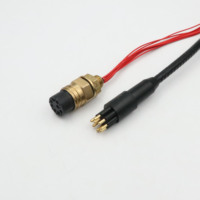 Connecteur Ethernet étanche HYSF pour transmission de signal sous-marine en haute mer, prise de câble composite pour réseau électrique RG45 CAT6 316L