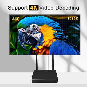 Boîtier <span class=keywords><strong>TV</strong></span> intelligent Android 11 S905X4 avec réinitialisation automatique (RTC), audio Dolby, LAN 1000M, lecteur multimédia numérique commercial 4K ZX4 - Product Image 2