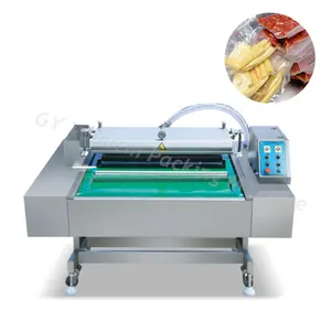 Automatic Continuous Food Vacuum Pack Machine for cheese and sea food Automatic Vacuum Packaging Machine
