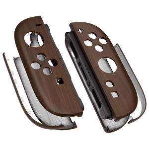 Coque de remplacement en grain de bois Extremerate pour Nintendo Switch 2 Joycon - Housse de protection en ABS durable personnalisée - Product Image 1