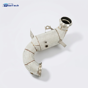 Tubo de escape de alto rendimiento para Mercedes Benz AMG A45 W176 CLA45 C117 GLA45 X156 M133 2.0T 304 SS, conexión directa con escudo térmico - Product Image 6