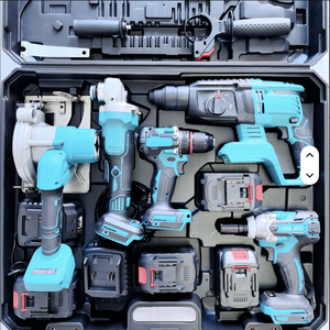 Best Discount Certificated High Quality for Cordless Power Tools 5 in 1 Kits Set 20v 21v Battery Tool Kit Home Use WK-KC-01 5-in - Product Image 1