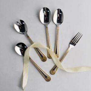 Juego de Cubiertos de Acero Inoxidable de 72 Piezas, Estilo Europeo, Lujo Retro, Palacio, Juego de Cubiertos de Acero Inoxidable 304 - Product Image 6