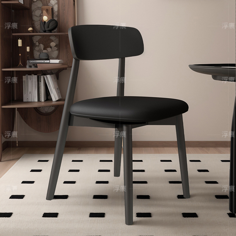 Black microfiber leather (full set)