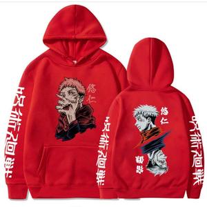 Модная толстовка с длинным рукавом из 100% хлопка в стиле японского манга и аниме для детей и мужчин больших размеров, весна-осень - Product Image 4