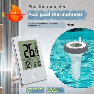 Produit chaud d'été Thermomètre flottant sans fil pour piscine et baignoire intérieur/extérieur personnalisé ODM pris <span class=keywords><strong>en</strong></span> charge - Product Image 3