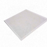 Plaque de plâtre perforée acoustique à connexion sans joint, trou circulaire, épaisseur 12 mm, pour plafond
