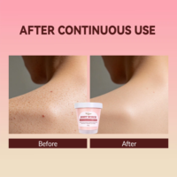 Gommage corporel Wishgan, texture crème glacée, exfoliant doux, nourrissant, nettoyage en profondeur pour une peau radieuse et lisse