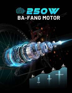 จักรยานไฟฟ้า EU Stock Duotts E29 Pro จักรยานไฟฟ้าเสือภูเขา จักรยานไฟฟ้าสำหรับปั่นบนทางวิบาก จักรยานไฟฟ้า จักรยานไฟฟ้าภูเขา จักรยานไฟฟ้า - Product Image 3