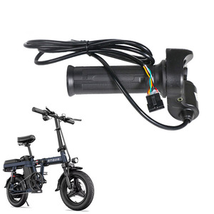 Acelerador de Manillar <span class=keywords><strong>Engwe</strong></span> <span class=keywords><strong>T14</strong></span> Original para Bicicleta, Empuñadura de Aceleración para Piezas <span class=keywords><strong>Engwe</strong></span> - Product Image 1