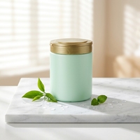 Pots en plastique PP de 750g avec couvercles à clapet, vides, à large ouverture, pour cosmétiques, dentifrice, poudre, crème, soins de la peau, nettoyant visage, marque RISA, personnalisables