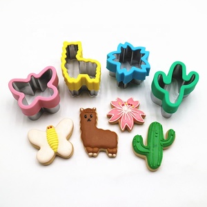 Festival Biscuit Moule <span class=keywords><strong>Cactus</strong></span> et Alpaga En Forme De Toast Pain Cutter Sandwich Cutter et Joint pour Enfants - Product Image 2
