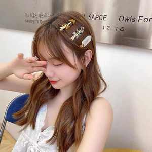 Horquillas de acetato sin rastro de colores nuevos al por mayor, pinza de pelo de PC de aleación de metal plana personalizada a la moda para niñas, tabla de colores - Product Image 3