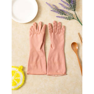 Taehwa Indy Pink Pequeño 2 pares de guantes de goma de color Producto para el hogar - Product Image 1