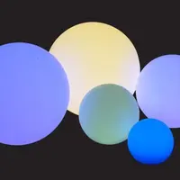 Boule lumineuse multicolore en LED, 40cm, grande taille, pour noël