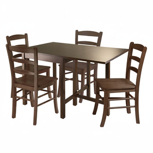 Lynden 5 pezzi sala da pranzo Set con 4 sedie con schienale a scala - Product Image 2