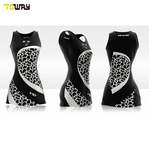 Tenues de tennis et de netball A+W pas chères, 100 % polyester, teintes en pièce avec broderie de perles, en promotion - Product Image 6