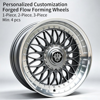 Jantes en alliage Flowtone Sport 17 18 pouces 5X108/114.3mm ET 20/25 Design Mesh pour voitures particulières - Jantes de rechange