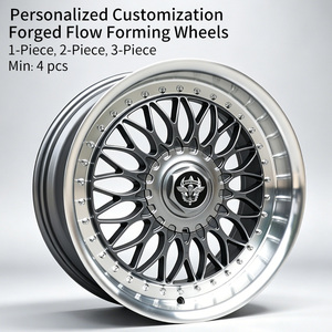 Jantes en alliage Flowtone Wheels BB <span class=keywords><strong>Sport</strong></span> 17 18 pouces 5X108/114.3mm ET 20/25 Design Mesh pour voitures particulières, jantes de rechange - Product Image 2