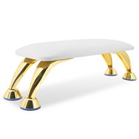Repose-mains en cuir PU rose pour salon de manucure, design moderne, faible MOQ, pour les pieds et les mains