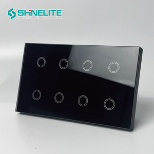 Interruptor de pared WIFI inteligente de alta calidad del Reino Unido, interruptor inteligente WIFI de 8 canales, interruptor largo con <span class=keywords><strong>chip</strong></span> Tuya - Product Image 3