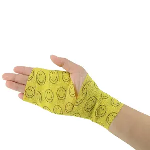 Kleurrijke Sport Zelfklevende Elastische Bandage Wrap Tape Hansaplast Voor Knie Ondersteuning Pads Vinger Enkel Palm Schouder