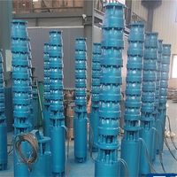 Pompe centrifuge submersible électrique en acier inoxydable haute pression pour puits profond, avec débit multiple, hauteur de refoulement de 50 mètres et sorties de 1.5, 2, 3, 4 pouces