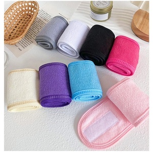 ที่คาดผมไมโครไฟเบอร์แบบติดเวลโครพร้อมโลโก้สั่งทำ ขายส่ง - Product Image 2