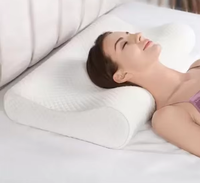Mayorista Dulce Blanco Alta Calidad 5 Estrellas Hotel Cama Microfibra Almohada Sueño Almohada Descanso Cama B Forma Almohada
