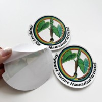 Autocollants en vinyle imperméables personnalisés, découpés à la forme, étiquettes logo, autocollants adhésifs en PVC, autocollants en vinyle