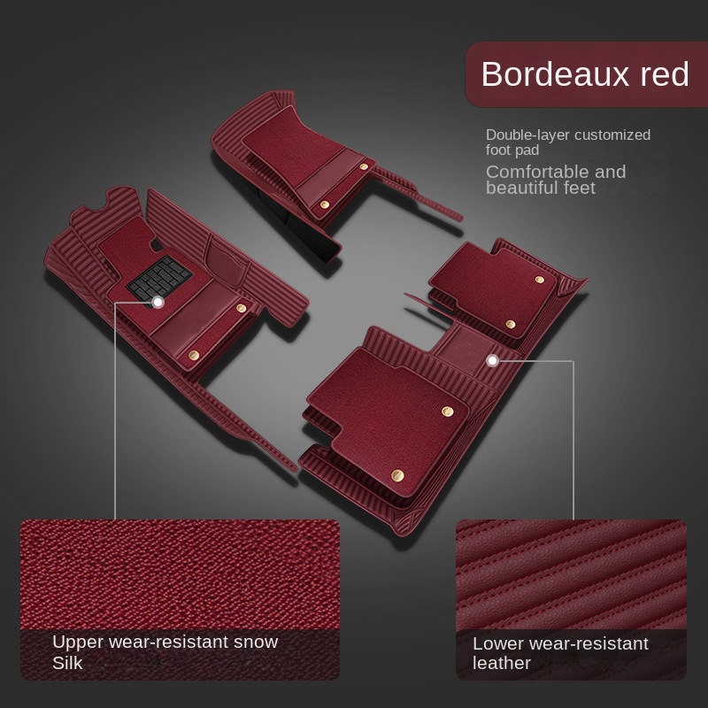 Alfombrillas rojas de la capa doble de Burdeos (Menis)