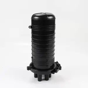 Outdoor waterproof 24 48 96 cores Fiber Optic Cable joint box dome type enclosure 48 core splice closure