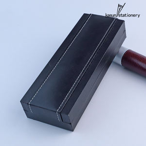 Boîte à stylos de luxe populaire en cuir PU avec LOGO personnalisé grande boîte pour stylos en métal - Product Image 6