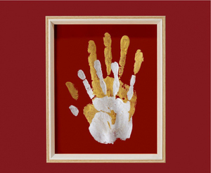 New 10" DIY Family Painting Wood Picture <strong>Frame</strong> 6 Colors Acrylic <strong>Paint</strong> Kit UV Printing Couple Forever for Keepsake - Product Image 3