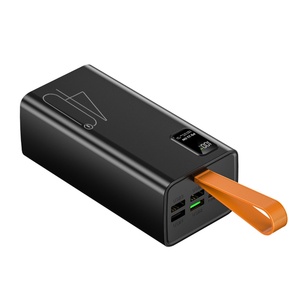 Batería Externa de Alta Capacidad Personalizada de Polímero de Litio de 40000 mAh, 4 Salidas, Doble USB, Pantalla LED, Carga Rápida PD de 22.5 W, Portátil, con Certificación CE - Product Image 1