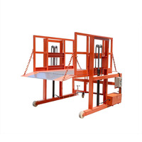Rampe de chargement et de déchargement hydraulique mobile, table de rampe de quai portable 3T pour chariot élévateur