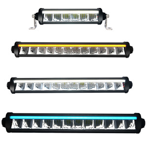 Barra Luminosa <span class=keywords><strong>LED</strong></span> Spot Beam da 7,5, 14, 20, 26, 31, 40, 43, 50 Pollici, Ambra RGB DRL Bicolore per Fuoristrada, Camion, SUV - Product Image 1