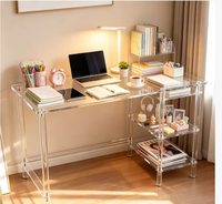 Organisateur d'ordinateur portable en acrylique portable JYF - Ergonomique, gain de place, multifonctionnel pour la maison/le bureau