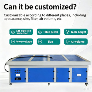 Nouvelles tables de ponçage multifonctionnelles vendues directement d'usine, banc de travail avec filtre à poussière à efficacité de 99,99 % et débit d'air de 30 000 CFM - Product Image 3