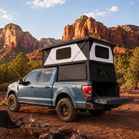 Toldo de Techo para Camioneta, Versión Ancha, Carcasa Rígida de Aluminio, para las Cuatro Estaciones, Compatible con Ford F150 Ranger Maverick