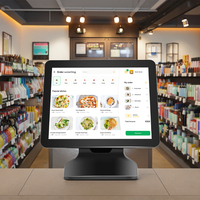 Nuevo Sistema POS Inteligente con Pantalla Táctil Capacitiva de 10 Puntos y 15.6 Pulgadas, Caja Registradora Todo en Uno con Sistema Operativo Android, I5, Wi-Fi 6, para Comercio Minorista