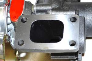 Turbo turbocompresor T3/T4 híbrido T04B 0,60 A/R COLD T3 0,63 A/R válvula de descarga interna - Product Image 5