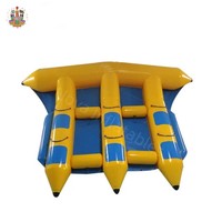 Bote Inflable de Pesca, Tubo Remolcable de PVC, Material para Deportes Acuáticos al Aire Libre, Diversión, Banana Boat Flotante Personalizado